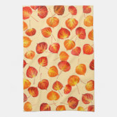 Colorful Fall Quaking Aspen Leaves Geschirrtuch (Vertikal)