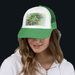 Colorful Fantasy Flower Modern Abstract Fractal Truckerkappe<br><div class="desc">Fantasy flower fractal,  abstract and modern.
Unique design for your trucker hat and more.</div>