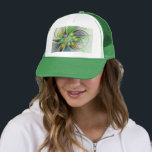 Colorful Fantasy Flower Modern Abstract Fractal Truckerkappe<br><div class="desc">Fantasy flower fractal,  abstract and modern.
Unique design for your trucker hat and more.</div>