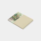 Colorful Fantasy Modern Abstract Fractal Flower Post-it Klebezettel (angewinkelt)
