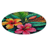 Colorful Feelings: Abstract Face Schneidebrett (Ecke)