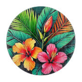 Colorful Feelings: Abstract Face Schneidebrett (Vorderseite)