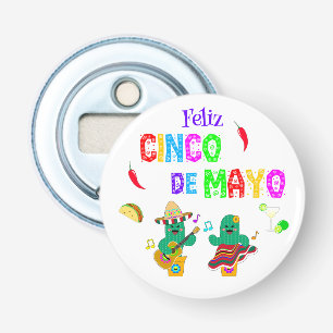 Colorful Festival Cinco de Mayo 2025 Tanzkaktus Flaschenöffner