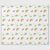 Colorful Festival Cinco de Mayo 2025 Tanzkaktus Geschenkpapier (Flach)