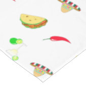 Colorful Festival Cinco de Mayo 2025 Tanzkaktus Tischdecke (Schrägansicht)