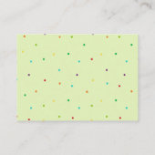 Colorful Fiesta Cactus Baby Shower Buy Request Begleitkarte (Rückseite)