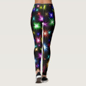 Colorful Fire Works Leggings (Rückseite)