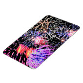 Colorful Fireworks Display Fourth of July Schlauch Magnet (Linke Seite)