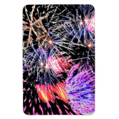 Colorful Fireworks Display Fourth of July Schlauch Magnet (Vertikal)
