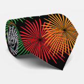 Colorful fireworks display party neck tie krawatte (Gerollt)