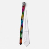 Colorful fireworks display party neck tie krawatte (Rückseite)