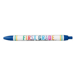 Colorful First Grade Teacher Pen with Custom Name Kugelschreiber