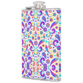 Colorful flask with a vibrant pattern  flachmann (Links)