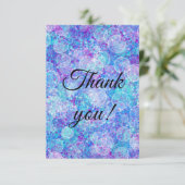 Colorful Flat Thank You Card Dankeskarte (Stehend Vorderseite)