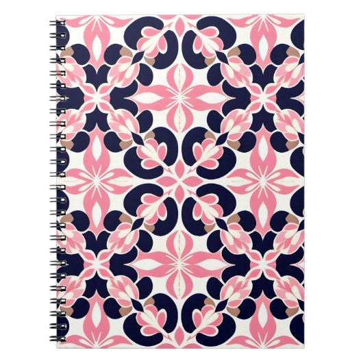 Colorful Floral Abstract Notizblock (Vorderseite)