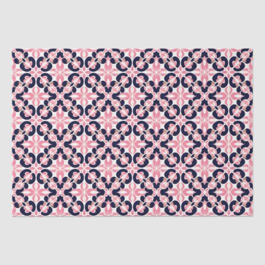 Colorful Floral Abstract Seidenpapier (Vorderseite)