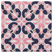 Colorful Floral Abstract Stoff (Nahaufnahme)