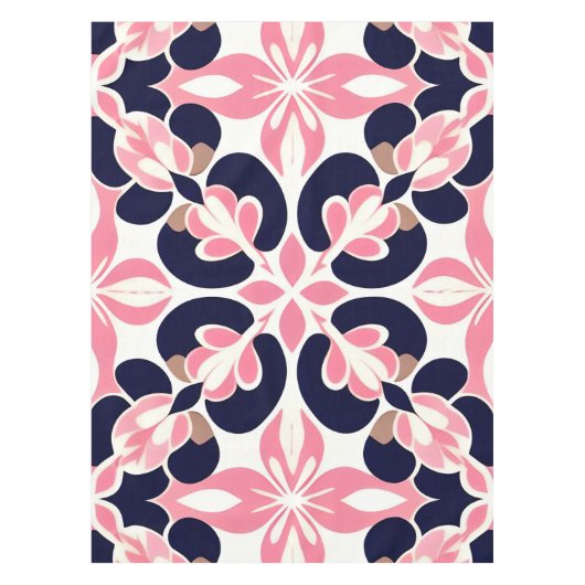 Colorful Floral Abstract Tischdecke (Vorderseite)
