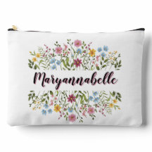 Colorful Floral Add Your Name
