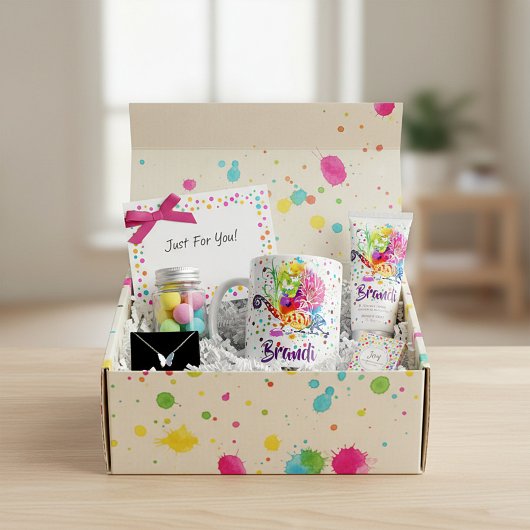 Colorful floral lizard personalized coffee mug kaffeetasse