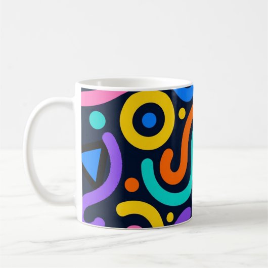 Colorful Flow World Mug Kaffeetasse (Links)