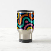 Colorful Flow World Mug Reisebecher (Mittel)