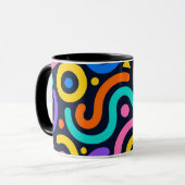 Colorful Flow World Mug Tasse (Vorderseite Links)