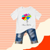 Colorful flower baby t-shirt