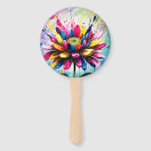 Colorful Flower Fächer (Rückseite)