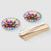 Colorful Flower Fächer (Non-assembled)