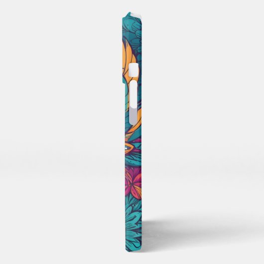 Colorful Flower Iphone Case Hülle (Linke Seite)