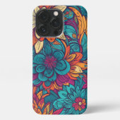 Colorful Flower Iphone Case Hülle (Rückseite)