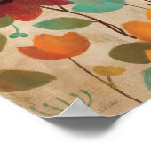 Colorful Flowers and Buds Poster (Ecke)