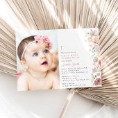 Colorful Flowers, Wildflowers, First Communion Einladung