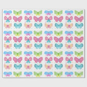 Colorful Flutter Friends Geschenkpapier (Flach)