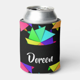 Colorful folded paper pattern dosenkühler