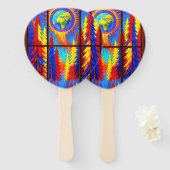 Colorful Forest Fächer (Vorne und Hinten)