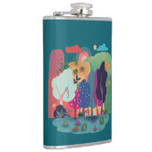 Colorful Forest Landscape Flachmann (Rechts)