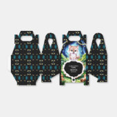 Colorful Forest Wolf Babydusche Geschenkschachtel (Ungefaltet)