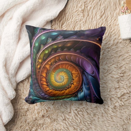 colorful fractal - a modern design kissen (Decke)