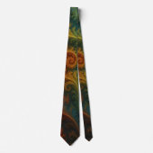 Colorful Fractal Neck Tie Krawatte (Vorderseite)