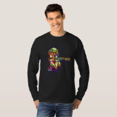 Colorful France Basset Hound Bloodhound T-Shirt (Vorne ganz)