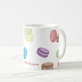 Colorful French Macarons  Kaffeetasse