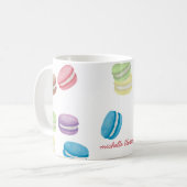 Colorful French Macarons  Kaffeetasse (Vorderseite Links)