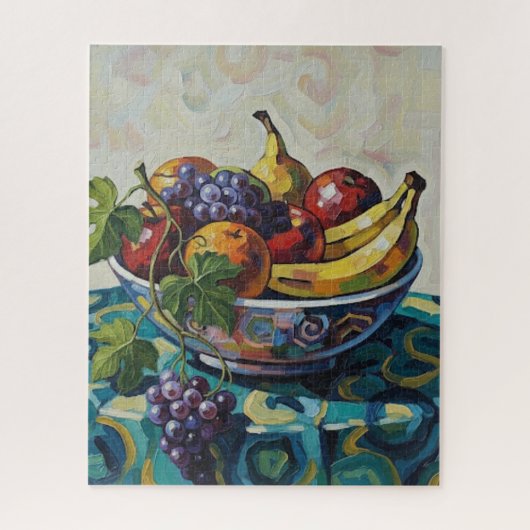 Colorful Fruit Bowl Puzzle (Vertikal)