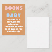 Colorful Fun Books for Baby Shower 