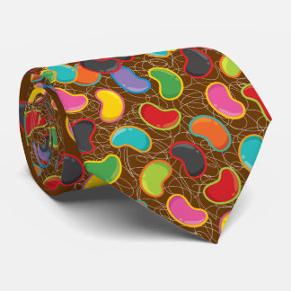 Colorful Fun Candy Groovy Retro Jellybeans Pop Tie Krawatte