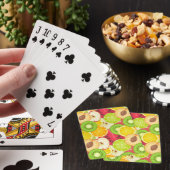 Colorful Fun Fruit Pattern Spielkarten (In Situ)