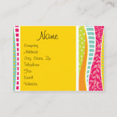 Colorful Funky Business Card— Visitenkarte (Vorderseite)