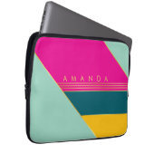 Colorful Funky Stylish Chic Trendy  Laptopschutzhülle (Vorne Rechts)
